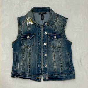 INC international concepts Denim Vest